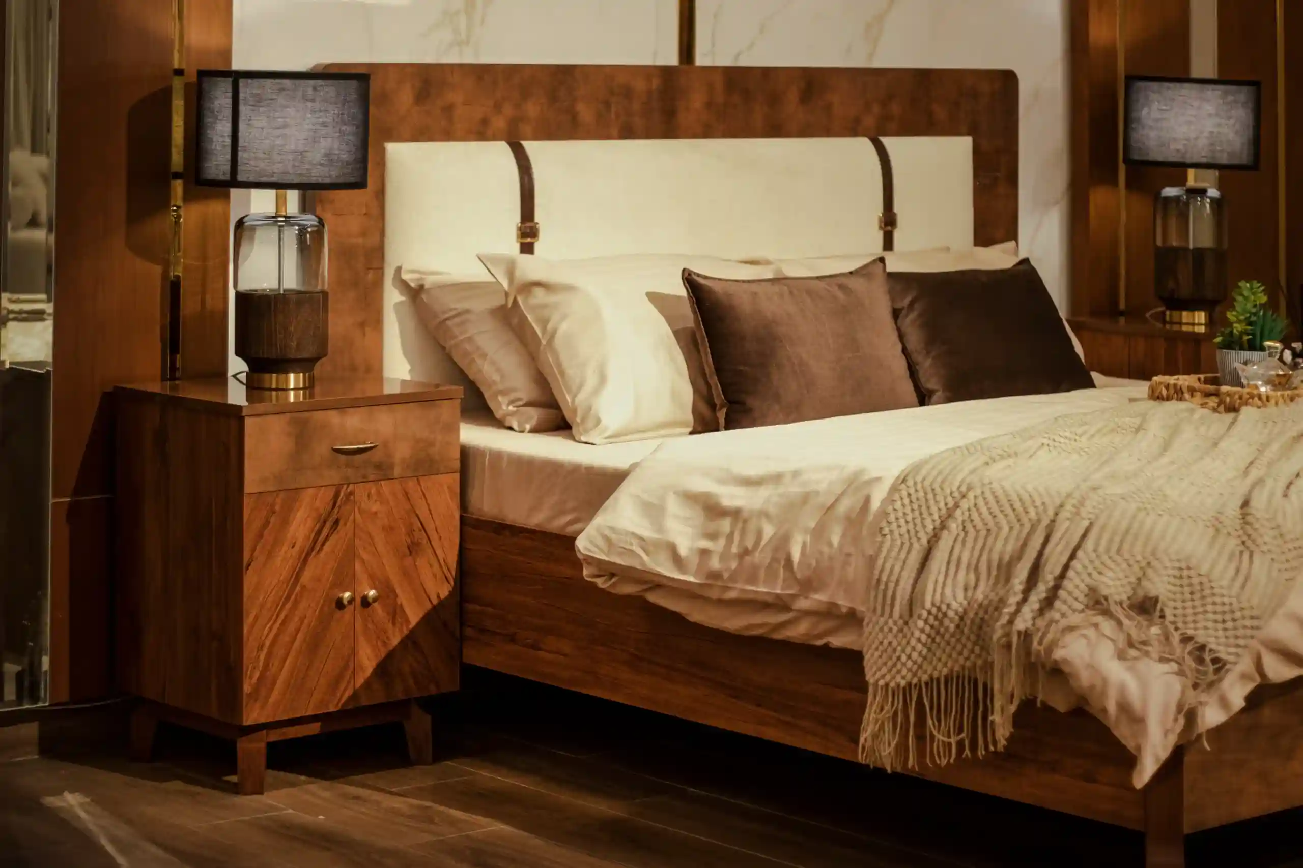 Claudia elegant designer bed set