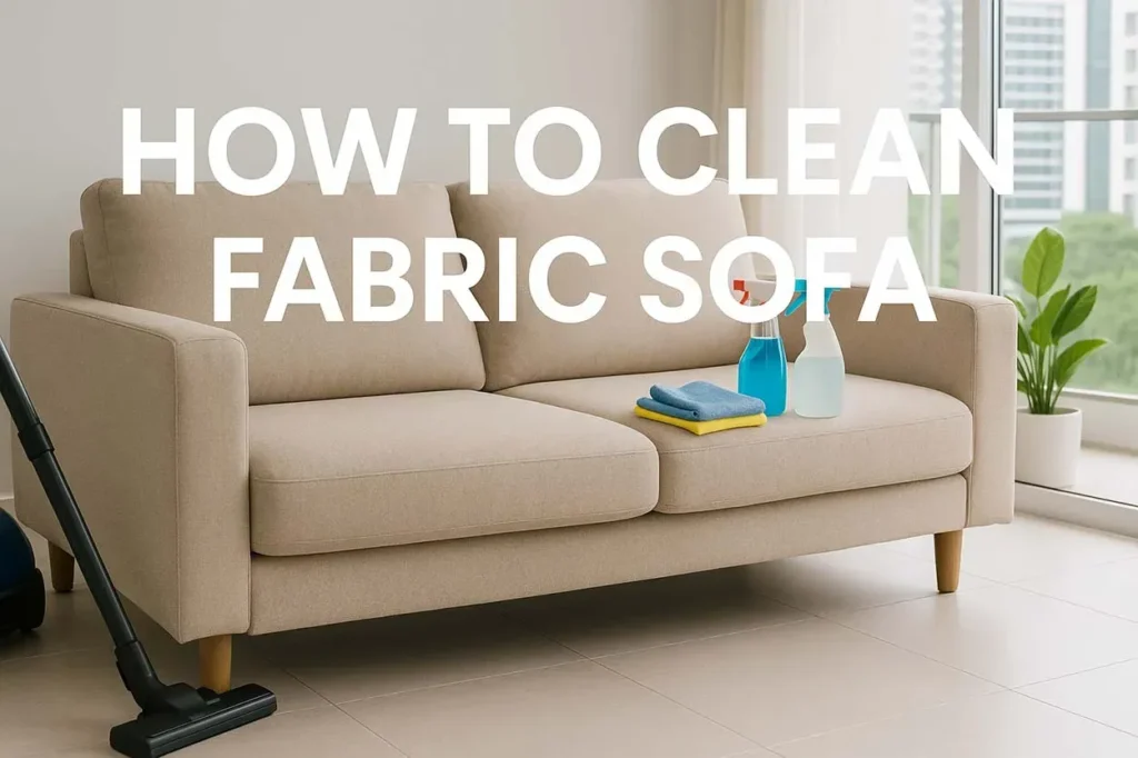 Clean Sofa at Home